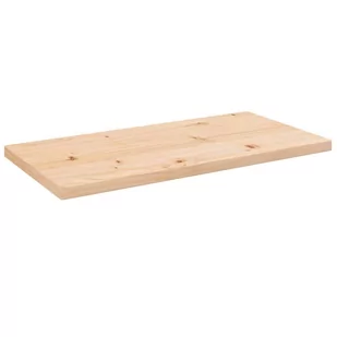 Blat stołu, 80x40x2,5 cm, lite drewno sosnowe, prostokątny Lumarko! - Meble modułowe i akcesoria - miniaturka - grafika 1