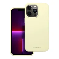 Etui i futerały do telefonów - Futerał Roar Cloud-Skin - do iPhone 13 Pro Jasnożółty - miniaturka - grafika 1