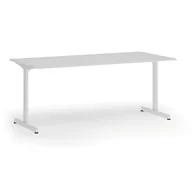 Biurka - Biurko PRIMO BETA, 1800 x 900 mm, podstawa biała, biały - miniaturka - grafika 1