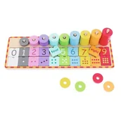 Zabawki interaktywne dla dzieci - Trefl Liczymy główkę ćwiczymy Zabawka drewniana 61404 61404 - miniaturka - grafika 1