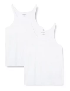 Emporio Armani Underwear Męski top do piżamy typu Tank Pure Cotton, biały, M (2 sztuki), biały, M - Koszulki męskie - miniaturka - grafika 1