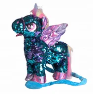 Zabawki interaktywne dla dzieci - Interaktywna Maskotka Tańczący I Świecący Jednorożec Na Smyczy - miniaturka - grafika 1