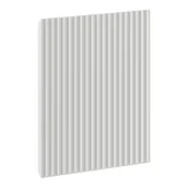 Fronty meblowe - Mexen Rivel front ryflowany do korpusu szafki łazienkowej 35 x 43,5 cm, szary mat - 91A21-0350-470-1-62 - miniaturka - grafika 1