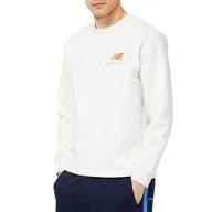 Bluzy sportowe męskie - Bluza New Balance MT23586SAH - szara - miniaturka - grafika 1
