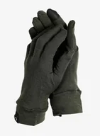 Rękawiczki - Rękawiczki wełniane Salewa Cristallo Liner Gloves - dark olive - miniaturka - grafika 1