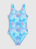 Stroje kąpielowe dla dziewczynek - 4F Kostium kąpielowy jednoczęściowy dziewczęcy - multikolor 158/164 (12-14 lat) - miniaturka - grafika 1