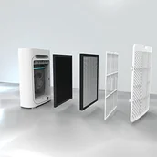 Akcesoria do oczyszczaczy i nawilżaczy powietrza - Bold Filtr zastępczy kompatybilny z oczyszczaczem powietrza Bold Sander 10649 do 61 m² (filtr HEPA i filtr z węglem aktywnym) - miniaturka - grafika 1