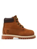 Buty dla chłopców - Timberland Trapery 6 In Premium Wp Boot TB0148492141 Brązowy - miniaturka - grafika 1