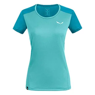 Salewa Damska koszulka Sporty B 4 Dry M S/S Tee, niebieski, XS - Koszulki i topy damskie - miniaturka - grafika 1
