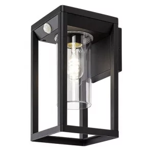 RABALUX 77086 Zernest Zewnętrzna lampa ścienna IP54 czarny E27 1x MAX 15 - Lampy ogrodowe - miniaturka - grafika 1