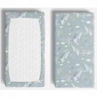 Prześcieradła dla dzieci - PRZEŚCIERADŁO SATYNA BAWEŁNIANA 100% Z GUMKĄ DO ŁÓŻECZKA 60x120 - FERETTI - miniaturka - grafika 1