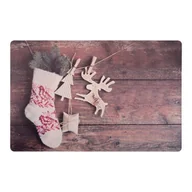 Obrusy i serwetki - Podkładka 28x43 Świąteczna Christmas Skarpetka - miniaturka - grafika 1