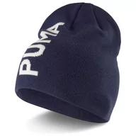 Czapki damskie - Czapka zimowa unisex Puma ESSENTIALS CLASSIC CUFFLESS granatowa 02343302-Dorośli - miniaturka - grafika 1