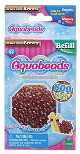 AQUABEADS Koraliki Klejnociki Brązowe 32738 - Prace ręczne dla dzieci - miniaturka - grafika 2