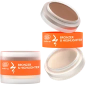 Bronzery i konturowanie twarzy - Faceboom Kremowy Bronzer i Rozświetlacz do Konturowania 02 Warm - miniaturka - grafika 1