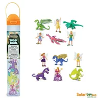 Figurki dla dzieci - Safari Ltd 100104 Wróżki i smoki 12szt. w dużej tubie - miniaturka - grafika 1