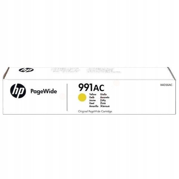 HP Ink No.991AC Yellow X4D16AC