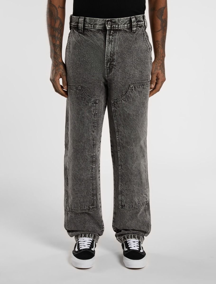 jeansy męskie dickies utility front dk0a4ypxj811 denim light pant szary