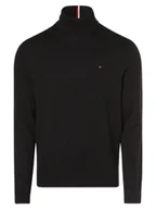 Swetry męskie - Tommy Hilfiger Sweter z dodatkiem kaszmiru Mężczyźni drobna dzianina szary jednolity, S - miniaturka - grafika 1