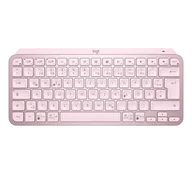 Klawiatury - Logitech MX Keys Mini Minimalist Wireless Illuminated Keyboard klawiatura RF Wireless + Bluetooth QWERTZ Niemiecki Różowy - miniaturka - grafika 1