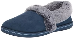 Skechers Damskie przytulne klapki z ogniskiem Team Toasty Kapcie, granatowe, 5,5 UK - Kapcie damskie - miniaturka - grafika 1