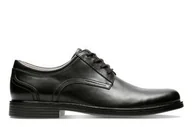 Półbuty męskie - Un Aldric Lace [black leather] - rozmiar 45 - miniaturka - grafika 1