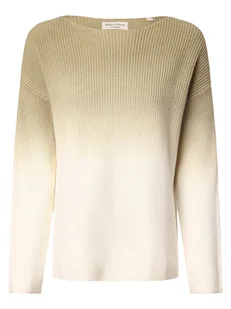 Marc O'Polo Sweter damski Kobiety Bawełna beżowy|zielony|biały jednolity, M - Swetry damskie - miniaturka - grafika 1