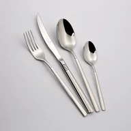 Zestawy sztućców - Gerpol No APOLLO KPL.24 sztukiUĆCÓW POLEROWANE FLOK - miniaturka - grafika 1