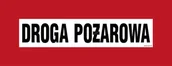 Systemy ekspozycyjne i znaki informacyjne - BC104 DROGA POŻAROWA, TS - PŁYTA TD FOTOLUMINESCENCYJNA; (540X210MM) - miniaturka - grafika 1