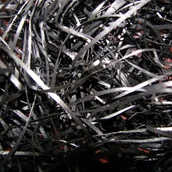 Akcesoria do pakowania - Wełna Drzewna Czarna Wiórki Dekoracyjne Wypełniacz do Prezentów Ozdób 100g - miniaturka - grafika 1