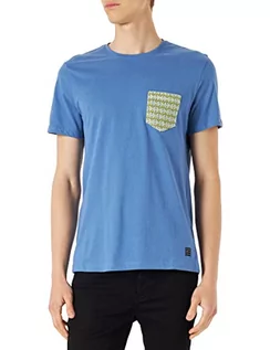 Koszulki męskie - Blend Męski T-shirt, 183928 / Dutch Blau, M - grafika 1