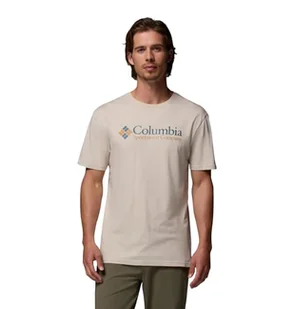 Columbia Męska koszulka z krótkim rękawem CSC Basic Logo z krótkim rękawem, Dark Stone, CSC Retro Logo, XL - Koszulki męskie - miniaturka - grafika 1