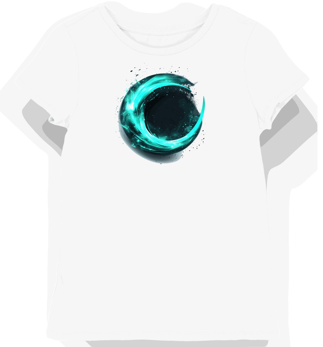 Koszulka damska biała z nadrukiem platformy esportowej M