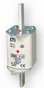 Eti-Polam Wkładka bezpiecznikowa KOMBI NH2C 80A gG/gL 500V WT-2C 004185213 /3szt./ 004185213 - Bezpieczniki elektryczne - miniaturka - grafika 1