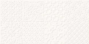 Glazura Alterio wt1012 white Patchwork structure satin rectified 29,8x59,8 Cersanit - Płytki ceramiczne - miniaturka - grafika 1