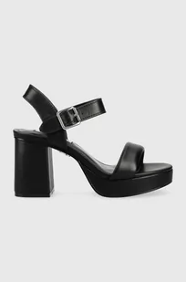 Steve Madden sandały skórzane Freefall kolor czarny SM11002471 - Sandały damskie - miniaturka - grafika 1