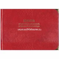 Druki akcydensowe - Rejstr przypadków zastosowania przymusu bezpośredniego [Mz/Ps-10] - miniaturka - grafika 1