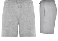Spodenki męskie - Krótkie Spodenki Sportowe Męskie BAWEŁNA Kieszenie Roly 6705 SZARE S - miniaturka - grafika 1