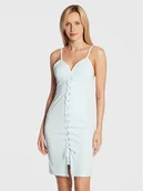 Sukienki - adidas Sukienka letnia Always Original Laced Strap HK5088 Błękitny Slim Fit - miniaturka - grafika 1