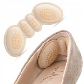 Pielęgnacja stóp - Zapiętki Do Butów Wkładki Wklejane Obtarcia Pięty, Beżowe - miniaturka - grafika 1