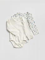 Komplety dla niemowląt - Reserved - Bawełniane body 2 pack - wielobarwny - miniaturka - grafika 1