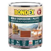 Farby i impregnaty do drewna - Bondex Bondex Lakierobejca pogodoodporna mahoń 750 ml - miniaturka - grafika 1