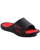 Klapki i japonki męskie - KLAPKI RIDER - 83500 BLACK/RED - Rider - miniaturka - grafika 1