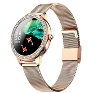 Smartwatch - Garett Women Victoria Złoty/Stalowy - miniaturka - grafika 1