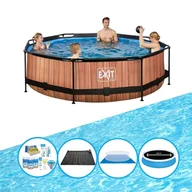 Baseny ogrodowe - Basen EXIT Timber Style - Basen ramowy ø300x76cm - oferta łączona - miniaturka - grafika 1