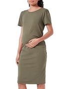 Noppies Maternity damska sukienka Bogor z krótkim rękawem, Dusty Olive-P520, L, Dusty Olive - P520, 40