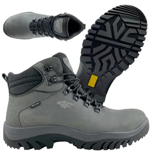 Męskie buty turystyczne 4F ALPHATREK OBMH257 szare Rozmiar: 44 - Buty trekkingowe męskie - miniaturka - grafika 8