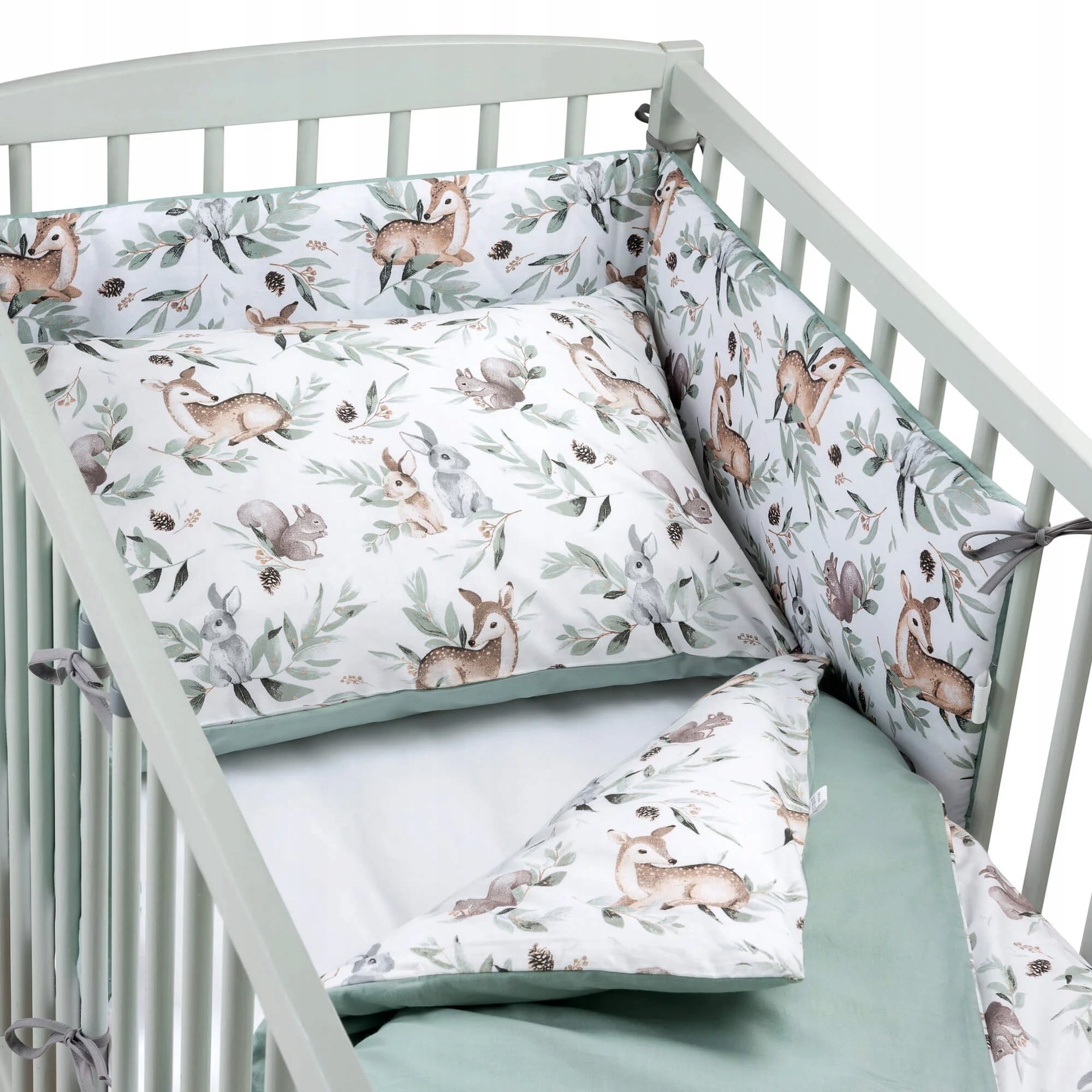 Pościel do łóżeczka 60x120 zestaw 4 elementowy bawełna 100% Pepi