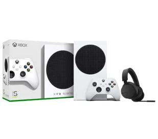 Xbox Series S 512GB + Słuchawki Bezprzewodowe Xbox Series Stereo Headset 2024 - Konsole Xbox - miniaturka - grafika 1