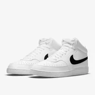 Sneakersy męskie - Męskie Sneakersy NIKE COURT VISION MID NN DN3577-101 – Biały - miniaturka - grafika 1